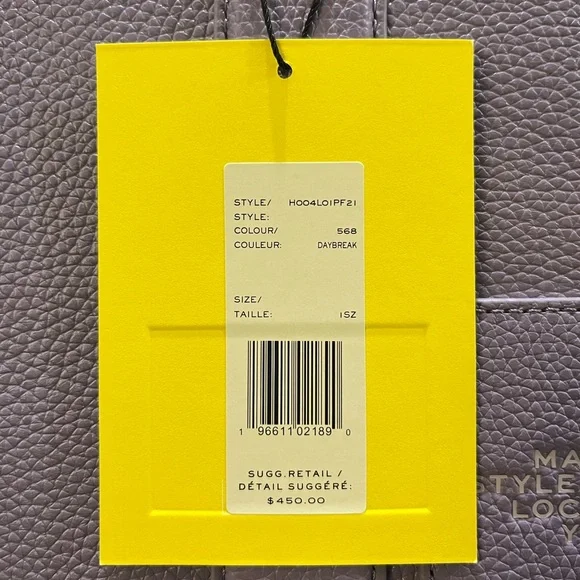 NWT Marc Jacobs Lavender Tote Bag - Picture 3 of 7